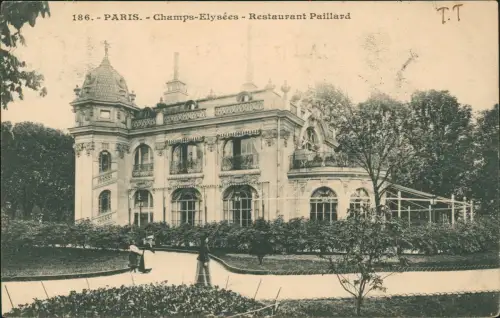CPA Paris Champs-Elysées - Restaurant Paillard 1903
