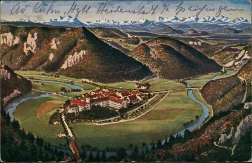 Ansichtskarte Beuron Donautal - Künstlerkarte 1921