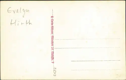 Ansichtskarte  Evelyn Hirth mit Mann Sängerin Oper Fotokarte 1940