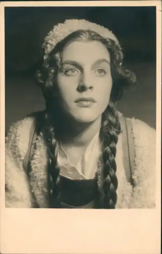 Ansichtskarte  Film Schauspieler Evelyn Hirth Zöpfe Fotokarte# 1940