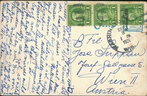 Wisconsin unsortiert Dampfer Steamer Washington Island Door County 1930