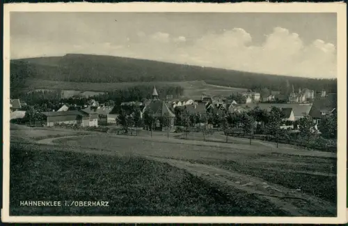 Ansichtskarte Hahnenklee-Bockswiese-Goslar Stadtpartie 1932