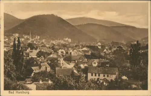 Ansichtskarte Bad Harzburg Stadtpartie 1934