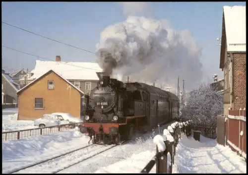 Ansichtskarte Langewiesen Eisenbahn Dampflokomotive BW 1998