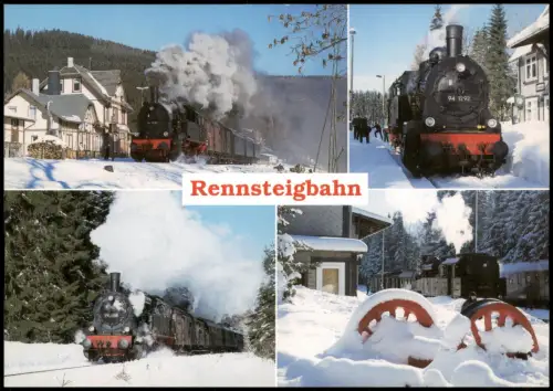 .Thüringen Rennsteigbahn Museumslokomotive 94 1292 im Winter 2005