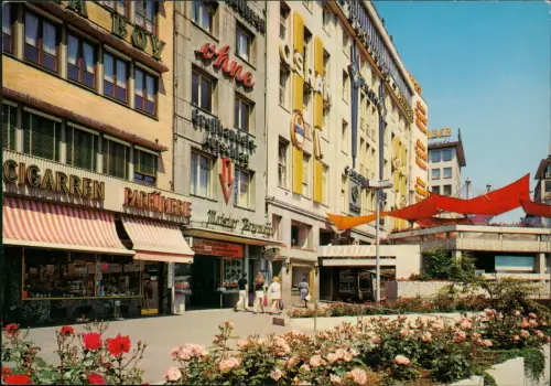 Ansichtskarte Frankfurt am Main An der Hauptwache - Geschäfte 1972