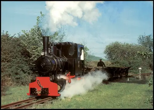 Ansichtskarte  Lok 4 des Feld- und Werksbahnmuseums Oekoven 1995