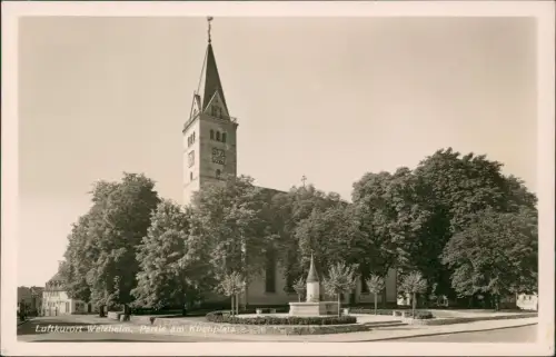 Ansichtskarte Welzheim Partie am Kirchplatz 1934