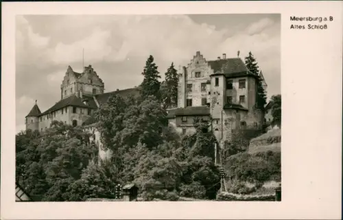 Ansichtskarte Meersburg Altes Schloß - Fotokarte 1959