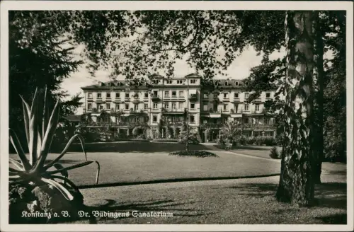 Ansichtskarte Konstanz Dr. Büdingens Sanatorium 1932
