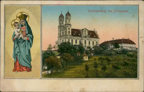 Schönenberg-Ellwangen (Jagst) 2 Bild Kirche Maria und Jesuskind 1923