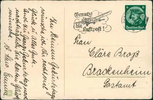 Ansichtskarte  Geburtstag Birthday Junge Mädchen Matrosenanzug Blumen 1938