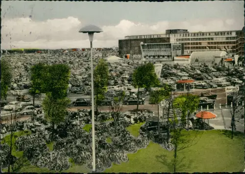 Ansichtskarte Hannover Messegelände - Parkplatz 1957