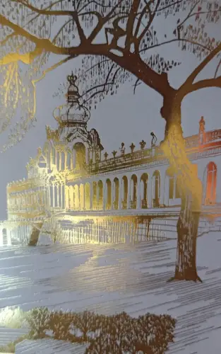 Ansichtskarte Innere Altstadt-Dresden Dresdner Zwinger 1978 Gold
