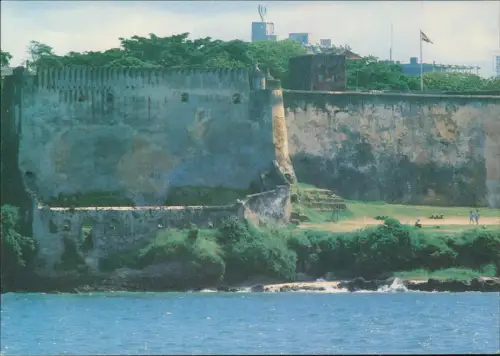 Postcard Mombasa Fort Jesus Kenia 1991