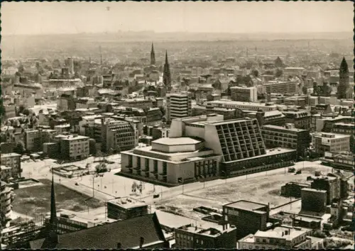 Ansichtskarte Köln Blick auf das Neue Opernhaus u. Stadt 1966