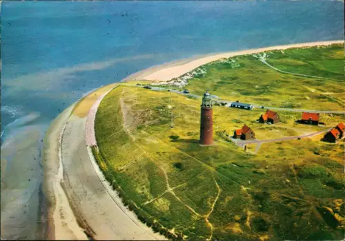 Postkaart Texel Luftaufnahme Luftbild 1977