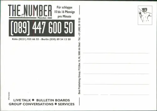 Menschen Soziales Leben Erotik Nackt Nude The Number München 1992