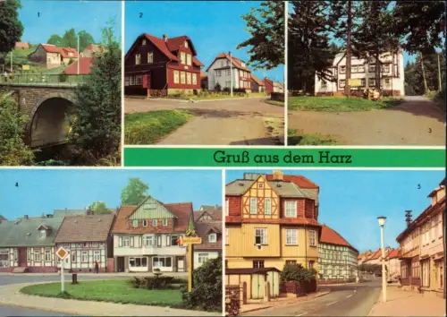 Benneckenstein Tanne Edelweiß, Benneckenstein Am Roten Platz, Am Teichdamm 1979