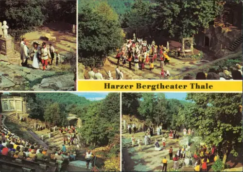 Ansichtskarte Thale (Harz) Bergtheater 1979