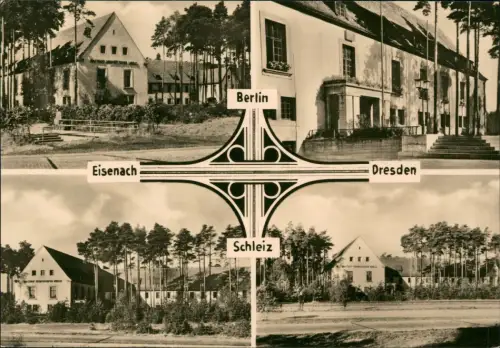Ansichtskarte Hermsdorf (Thüringen) HO-Rasthof Hermsdorfer Kreuz 4 Bild 1973