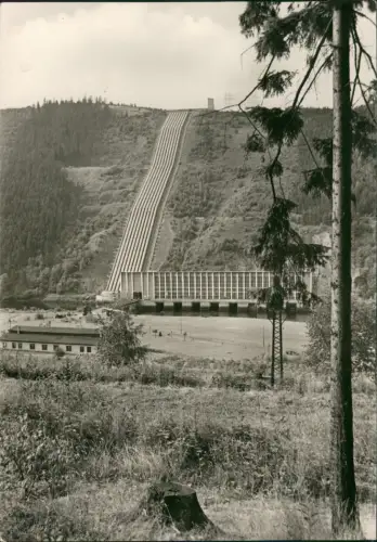 Ansichtskarte Hohenwarte-Kaulsdorf Pumpspeicherwerk Hohenwartetalsperre 1975