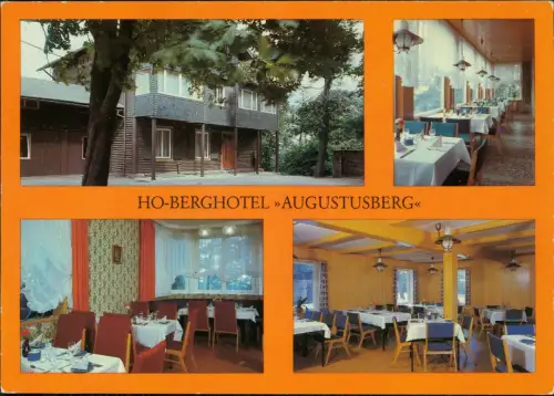Bad Gottleuba-Berggießhübel HO-BERGHOTEL Augustusberg 4 Bild 1985