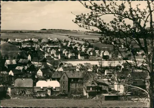 Crottendorf Erzgebirge  mit Blick zur Wohnhaus-Siedlung DDR AK 1967
