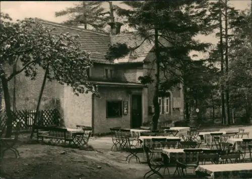 Ansichtskarte Rochlitz Partie an der Berg-Gaststätte zur DDR-Zeit 1969/1965