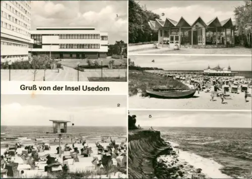 Ostseebäder Insel Usedom: Zinnowitz Basin Heringsdorf Ahlbeck Kaserow 1982