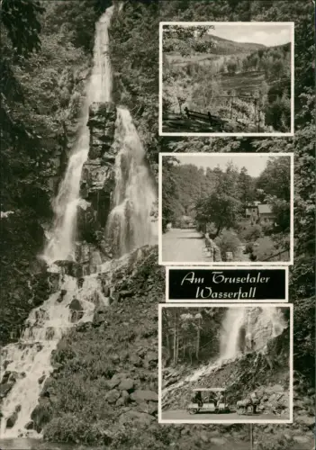 Brotterode-Trusetal Trusetaler Wasserfall DDR Mehrbildkarte 1978