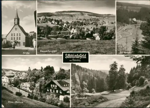 Schmiedefeld (Rennsteig) Rennsteig Mehrbildkarte Stadtansichten 1977