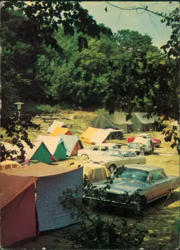 Postcard Warna Варна Campingplatz 1978