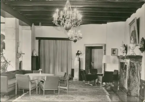 Saalfeld (Saale) Diabetiker Sanatorium Bergfrid Große Halle 1983