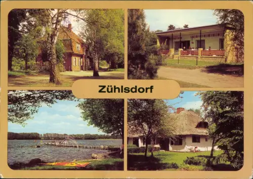 Zühlsdorf-Mühlenbecker Land Strandbad Gaststätte Waldcafe 4 Bild 1984