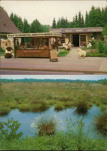 Ansichtskarte Schneverdingen Gegro Fellverarbeitung Kiosk und Laden 1978