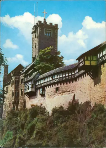 Ansichtskarte Eisenach Wartburg 1972