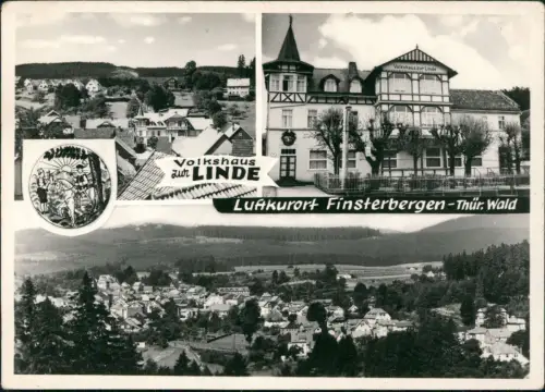 Finsterbergen-Friedrichroda Volkshaus Zur LINDE, Stadt 3 Bild 1972