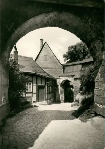 Ansichtskarte Leutenberg Friedensburg - Hofansicht 1964