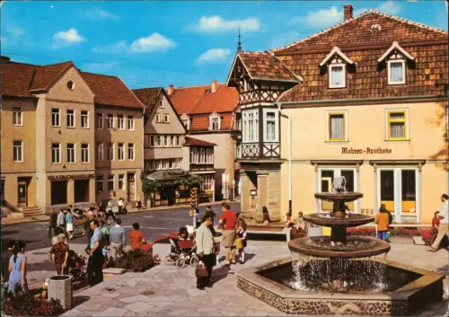 Ansichtskarte Bad Salzungen Markt mit Brunnen 1978