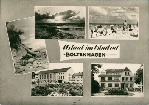 Ansichtskarte Boltenhagen Hotel Kurhaus Strand Mehrbild 1971