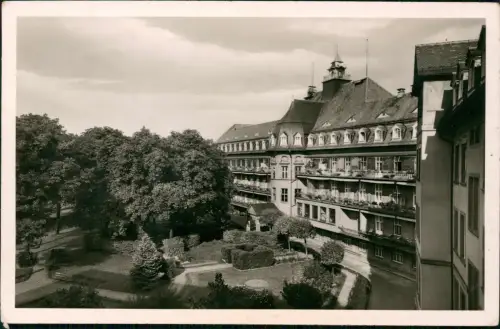 Ansichtskarte Frankfurt am Main Marienkrankenhaus, Gartenseite 1953
