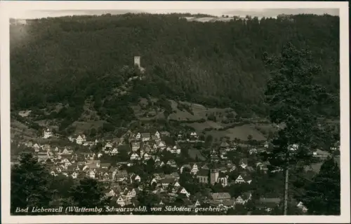 Ansichtskarte Bad Liebenzell Schwarzwald, von Südosten gesehen 1932