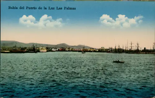 Postale Las Palmas de Gran Canaria Puerto de la Luz 1917  Gran Canaria Kanaren