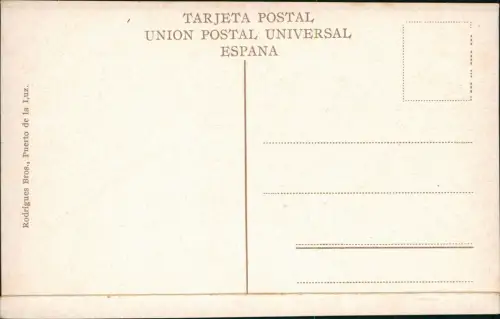 Las Palmas de Gran Canaria Landkarten AK Gran Canaria Kanaren 1922