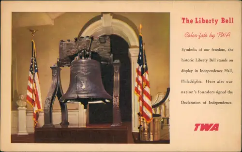 Postcard Philadelphia The Liberty Bell Symbolic of our freedom 1974