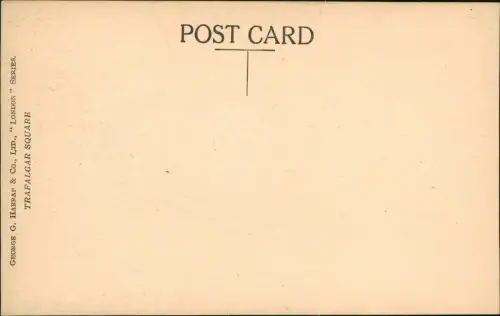 Postcard London Trafalgar Square - Verkehr Künstlerkarte 1932