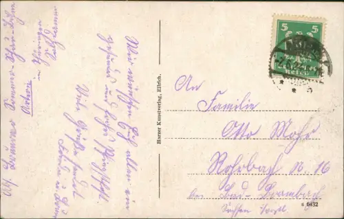 Ansichtskarte Kelbra (Kyffhäuser) Luftbild Barbarossa-Denkmal 1924