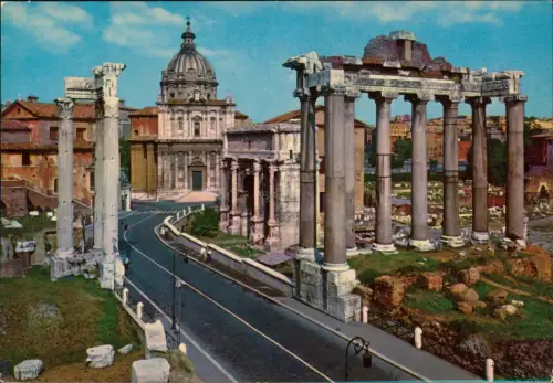 Cartolina Rom Roma Foro Romano Römisches Forum 1990