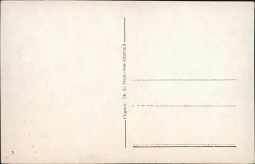 Postkaart Nes Ameland Zomerwoningen langs het duin. 1932
